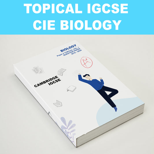 [Updated to Oct/Nov 2024 🔥🔥] Cambridge IGCSE TOPICAL Past Year Paper Biology 0610 Past Papers 2016-2024ON